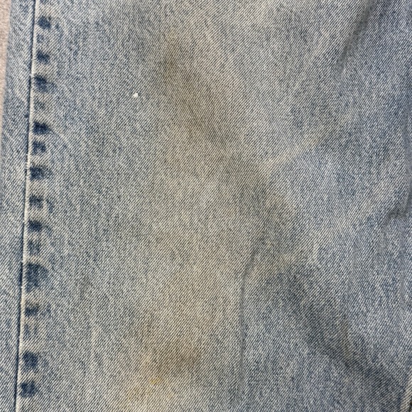 Carhartt B160 DST‎ Relaxed Fit Jeans 40x34 Light Wash Distressed Workwear - Picture 4 of 11